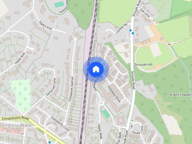 House for rent in Row Town, Surrey