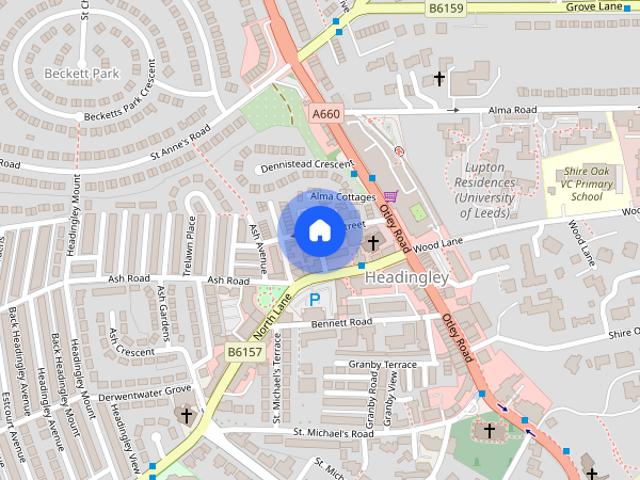 House for rent in Beckett Park, Headingley