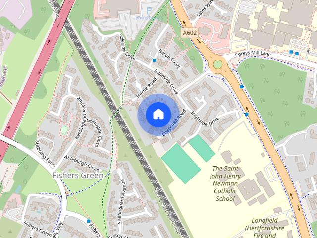 House for rent in Fishers Green, Stevenage
