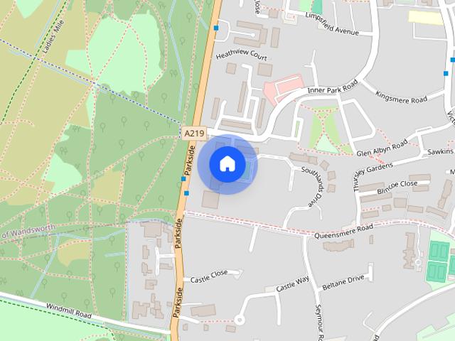 House for rent in Southfields, Greater London