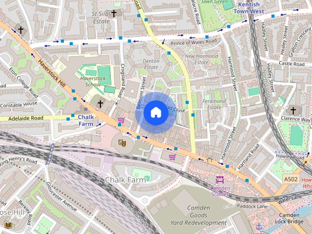 Apartment for rent in Chalk Farm, Greater London