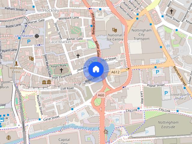Apartment for rent in Lace Market, City of Nottingham