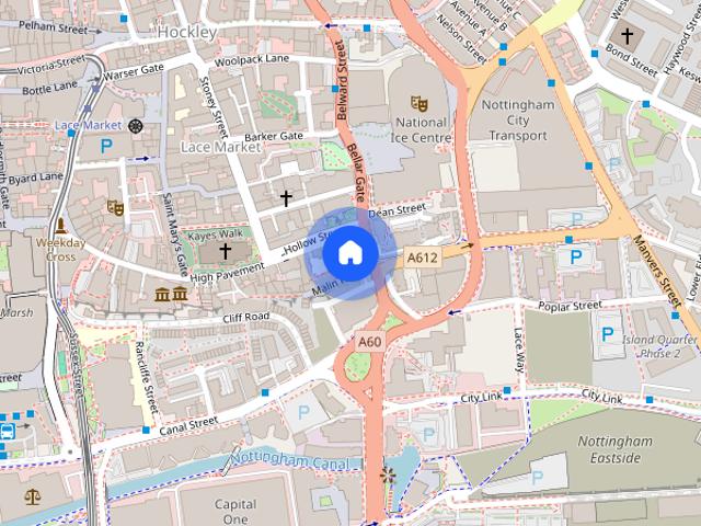 Apartment for rent in Lace Market, City of Nottingham