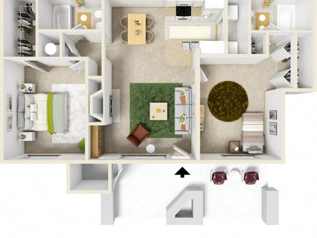 Apartment for rent in Tulsa, Tulsa County