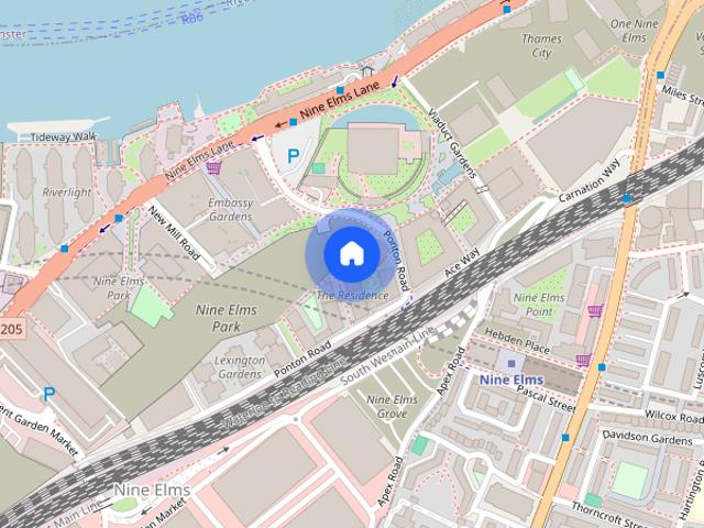 Apartment for rent in Nine Elms, Greater London