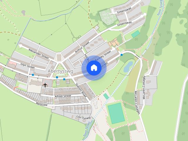 House for rent in Abertysswg, Wales