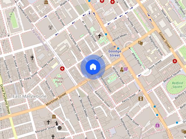 Apartment for rent in Saint Giles, Cat Hill