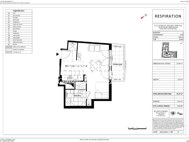 Appartement vente à Nanterre, Rueil-malmaison