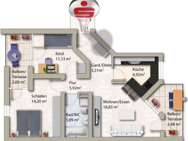 Wohnung kaufen in Amrichshausen, Künzelsau