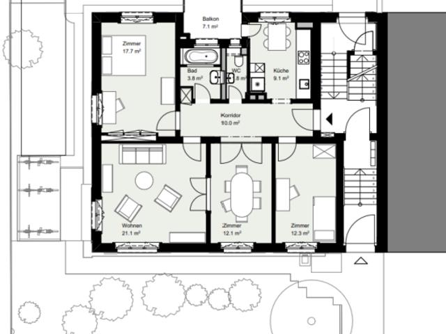 Apartment mieten in Einigen, Zürich