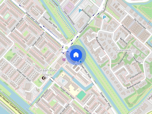 Woning te huur in Graan voor Visch, Hoofddorp