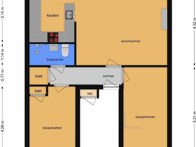 Appartement te huur in Zuid, Amsterdam