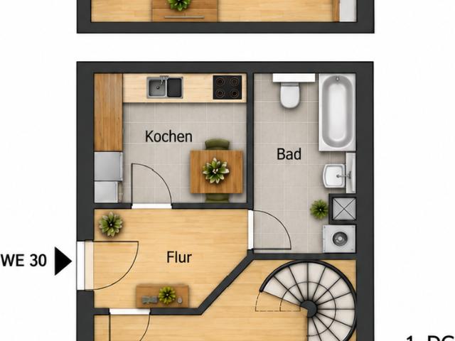 Maisonette mieten in Calbe (Saale), Salzlandkreis