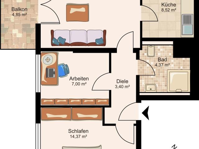 Apartment mieten in Haaren, Aachen