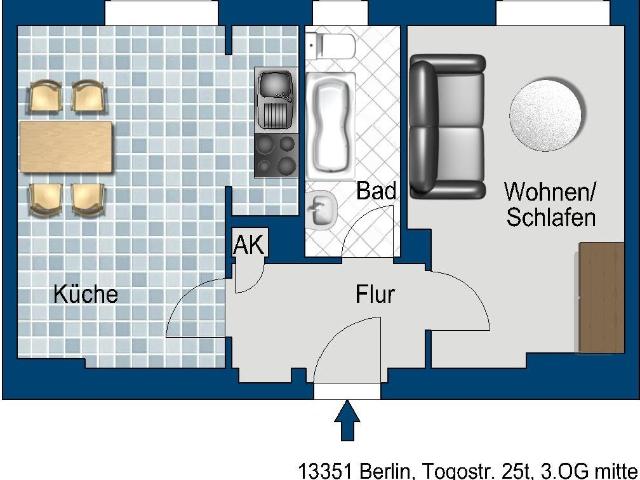 Apartment mieten in Wedding, Berlin
