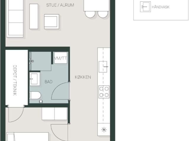 Lejlighed til leje i Herning, Århus