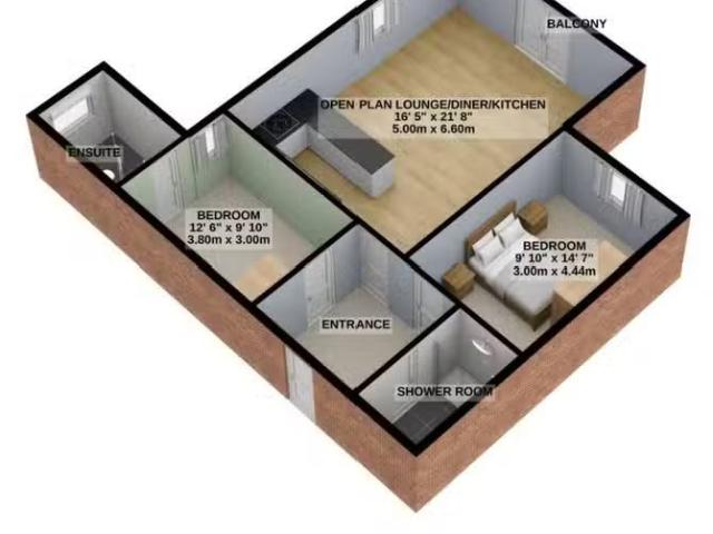 Apartment for rent in Calderstones