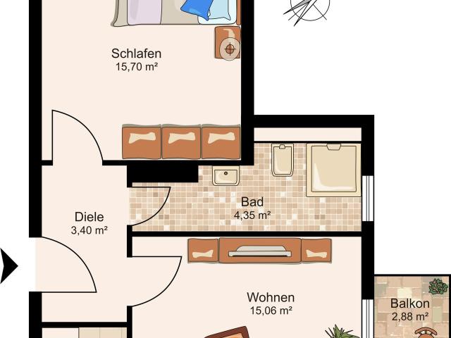 Apartment mieten in Haaren, Aachen