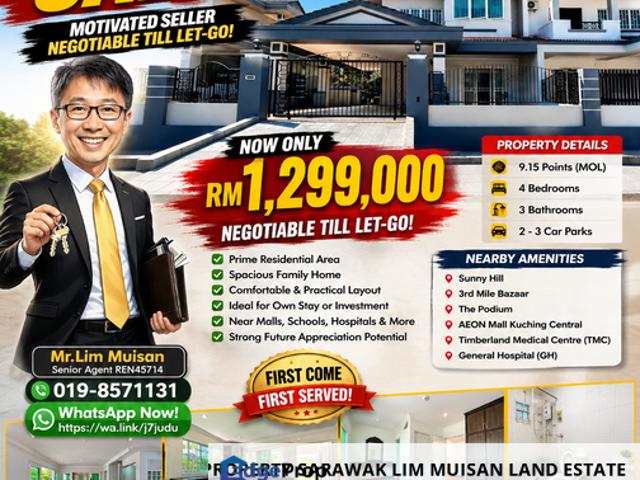 House for sale in Kuching