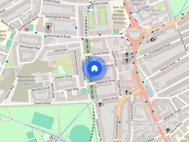 Apartment for rent in Lower Clapton, Greater London