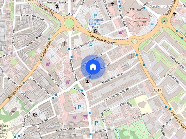 Room for rent in Castlefields, Derby