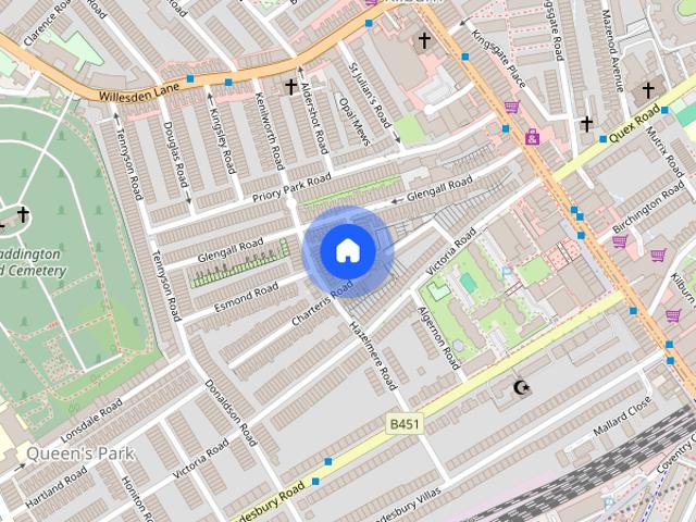 Apartment for rent in Brondesbury Park, Greater London