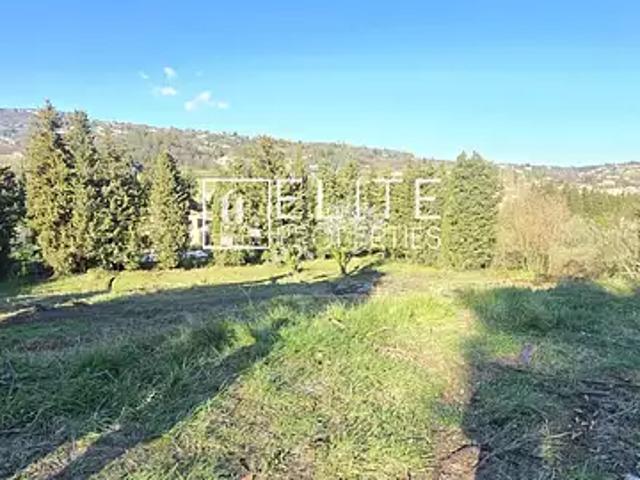 Terrain vente à Grasse, Châteauneuf-grasse