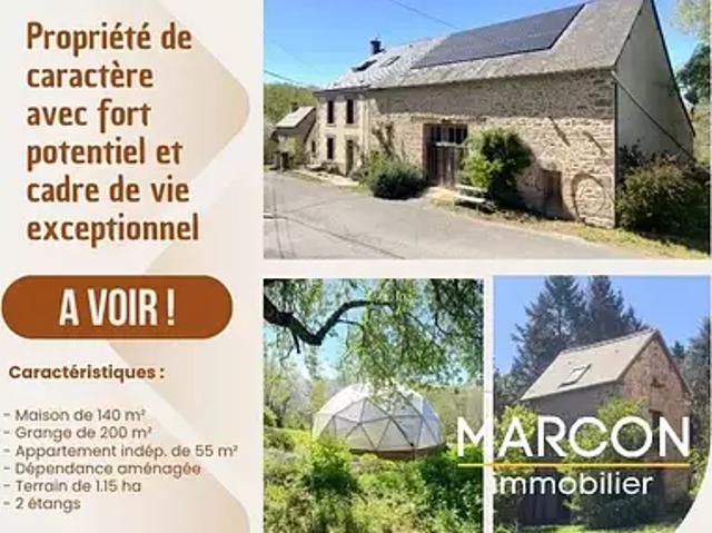 Maison vente à Guéret, Châtelus-malvaleix
