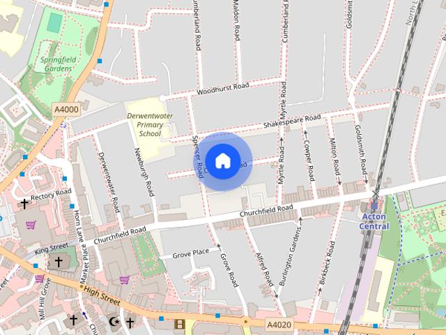 Apartment for rent in London Borough of Ealing, Cat Hill