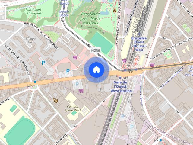 Kamer location à Molenbeek-Saint-Jean - Sint-Jans-Molenbeek, Brussel-Hoofdstad - Bruxelles-Capitale