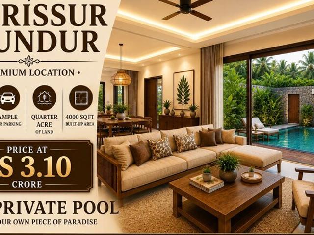 Villa for sale in Thrissur, Kerala