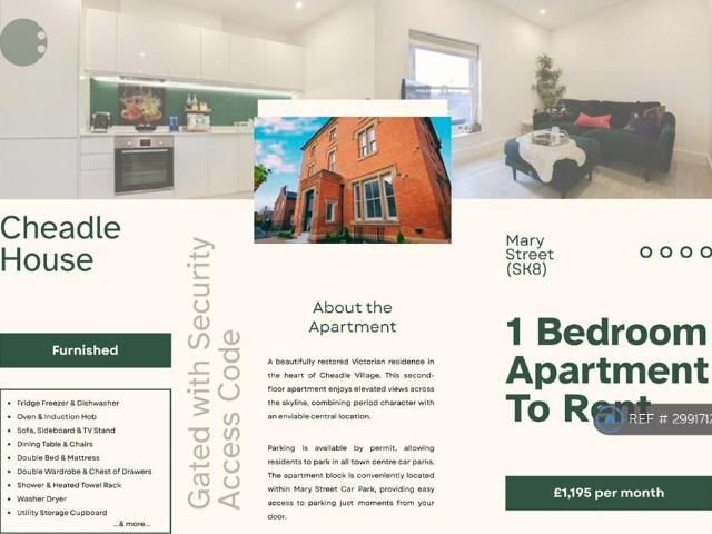 House for rent in Cheadle, Greater Manchester