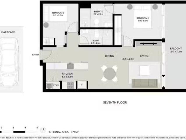 Apartment for rent in City, Canberra