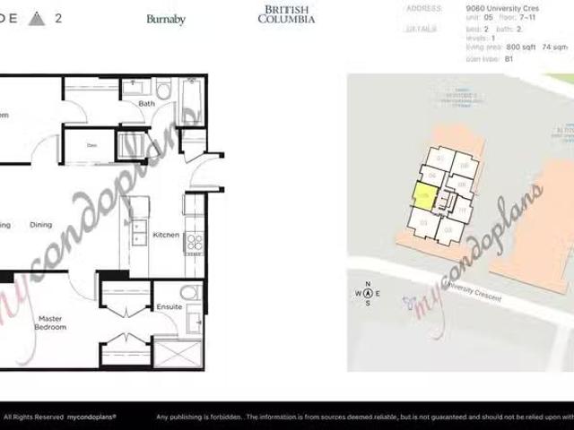 Condo for rent in Burnaby, British Columbia