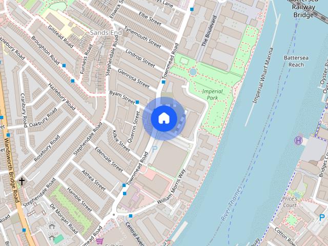 Apartment for rent in Sands End, Greater London