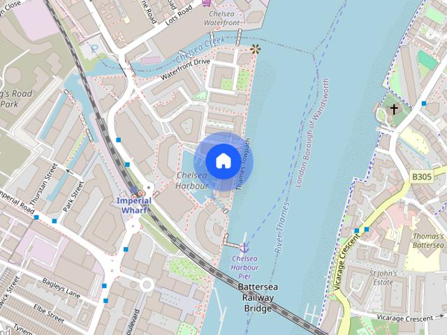 House for rent in Chelsea Harbour, Greater London