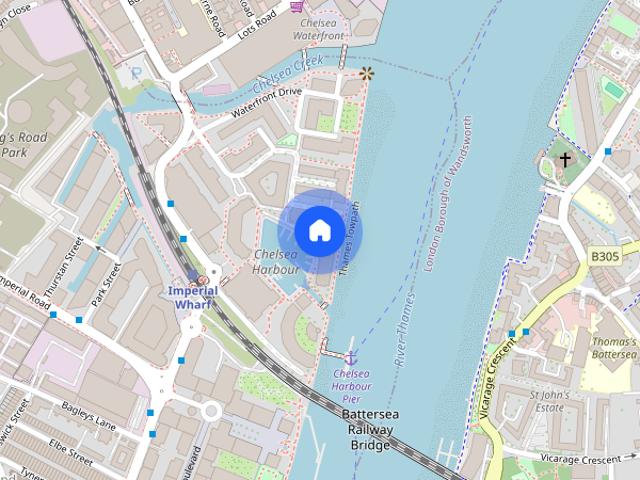 House for rent in Chelsea Harbour, Greater London