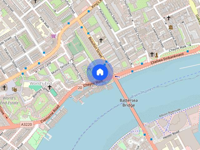 Apartment for rent in Chelsea Waterfront, Greater London