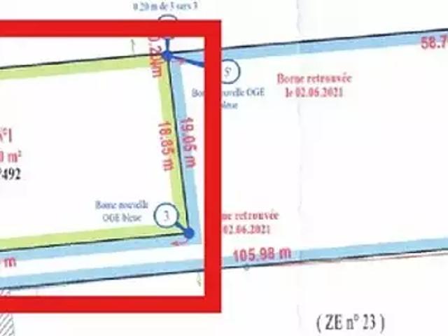 Terrain vente à Auxerre, Chemilly-sur-yonne