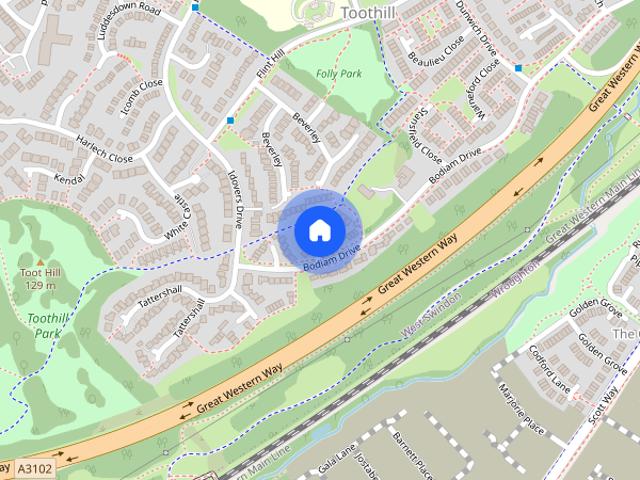 House for rent in Rodbourne, Swindon