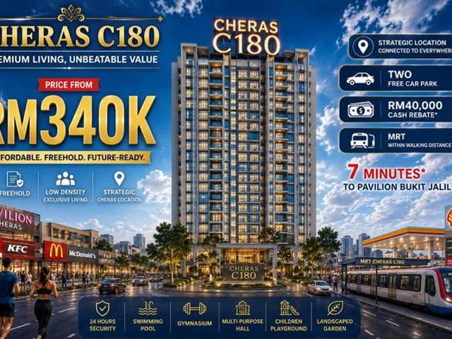 Condominium for sale in Cheras, Kuala Lumpur