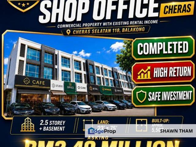 Shop for sale in Kajang, Langat