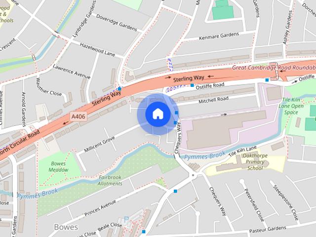 Apartment for rent in Bowes, Greater London
