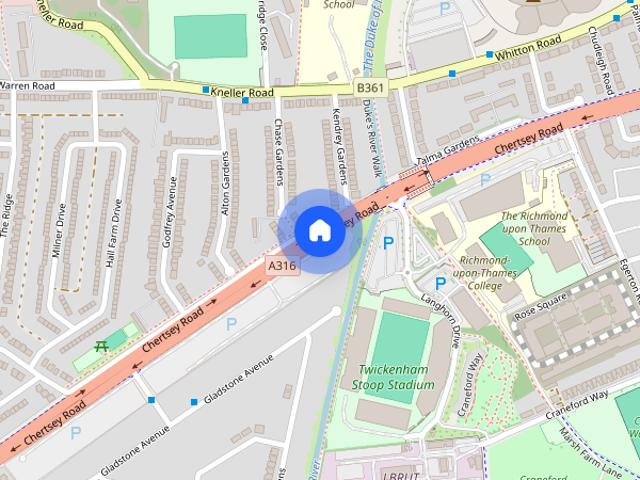 House for rent in Whitton, Greater London