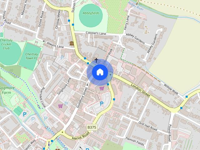 Apartment for rent in Chertsey, Runnymede