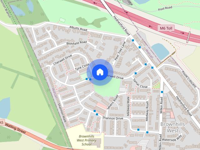 House for rent in Brownhills West, West Midlands