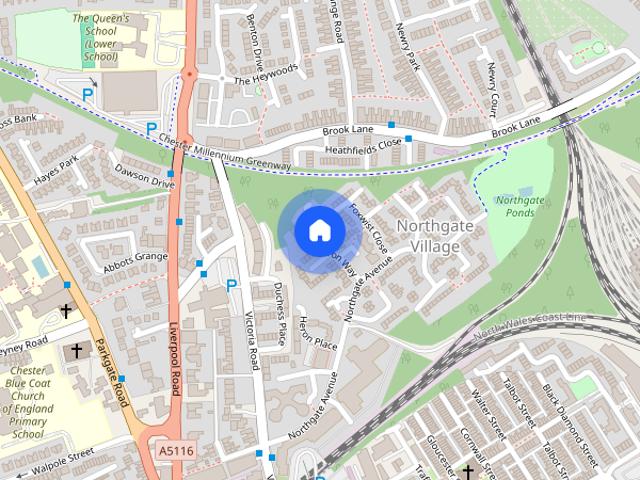 House for rent in Northgate Village, Chester