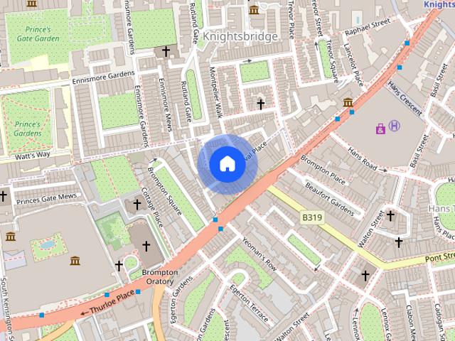 House for rent in Knightsbridge, Greater London