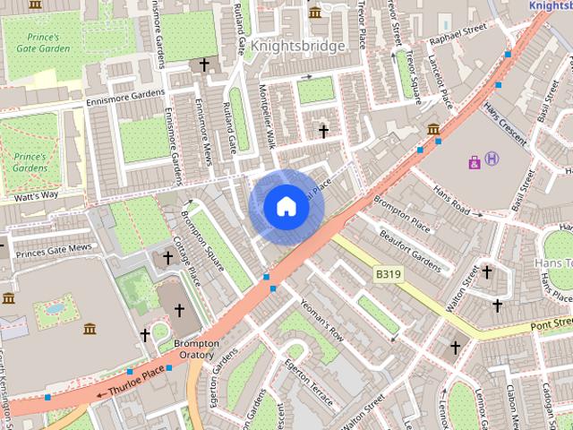 House for rent in Knightsbridge, Greater London