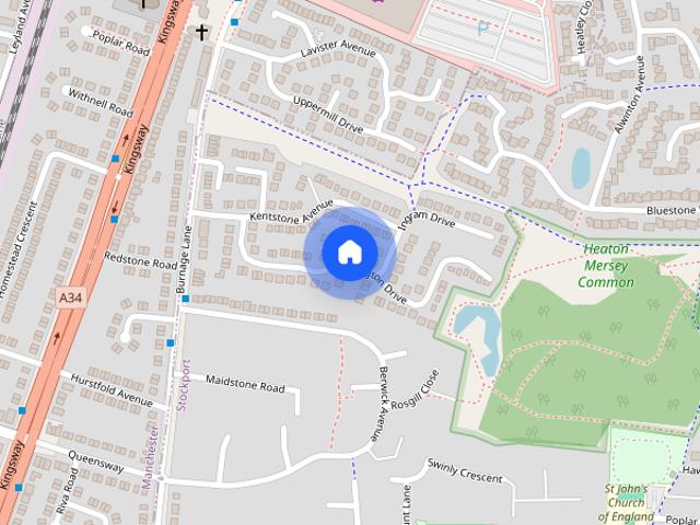 House for rent in Cheadle, Greater Manchester